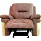 HomeTown Fabric Manual Rocker Recliners  (Finish Color - Mocha Cream)